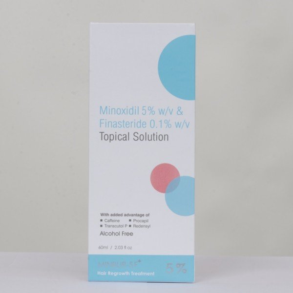 Minoxidil 5% w/v & Finasteride 0.1% w/v Topical Solution