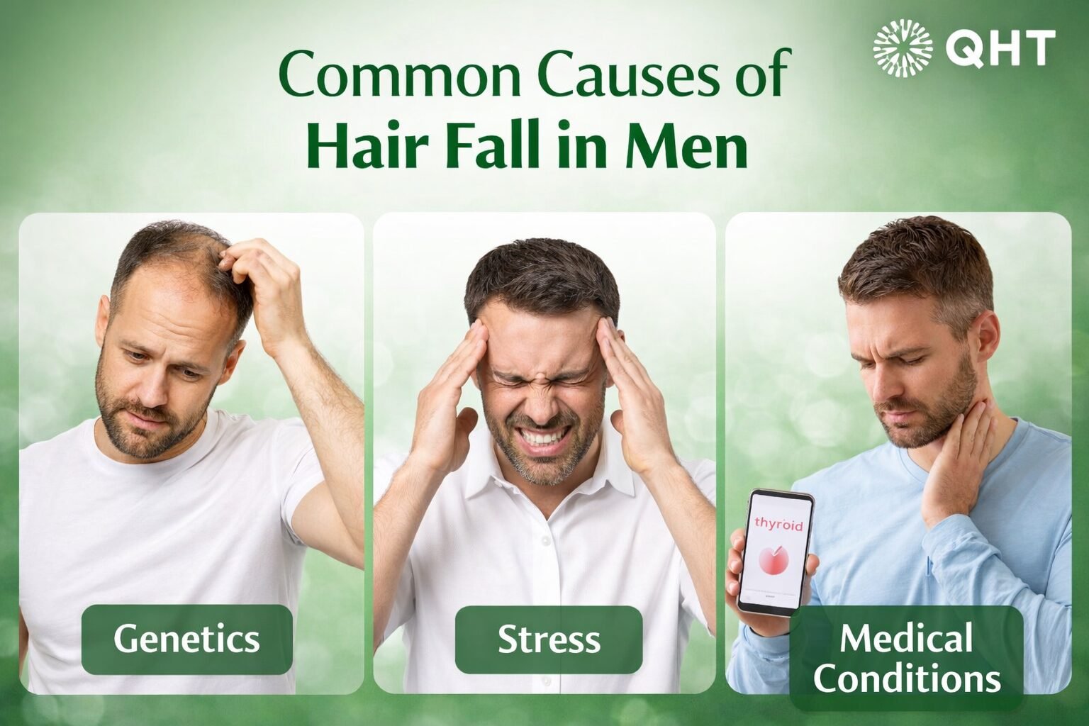 Common Causes of Hair Fall in Men