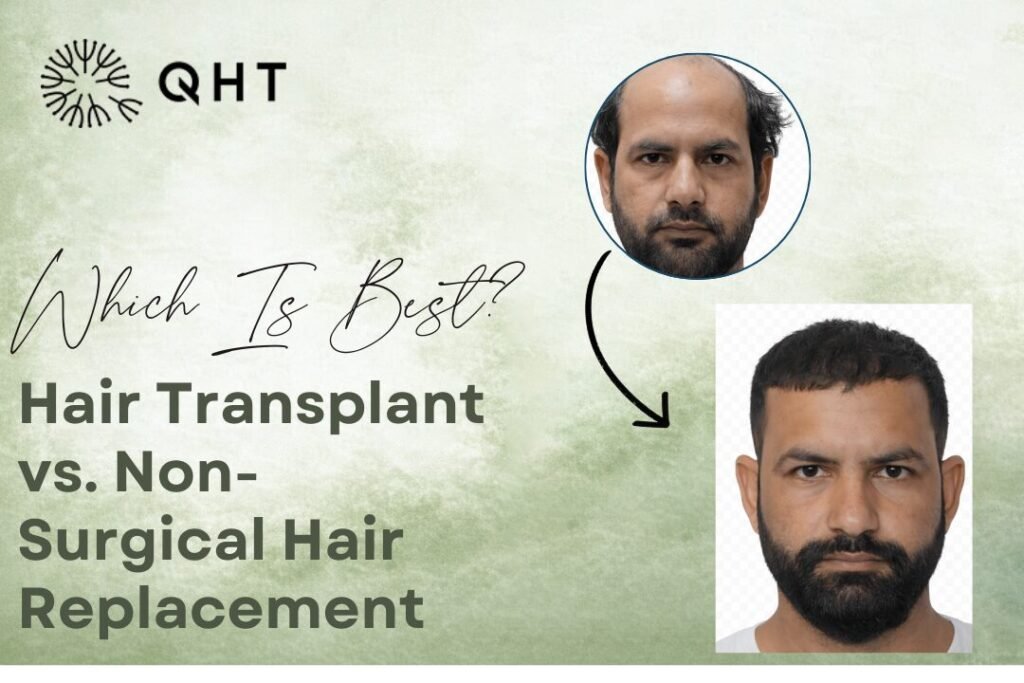 Hair Transplant vs Non Surgical Replacement