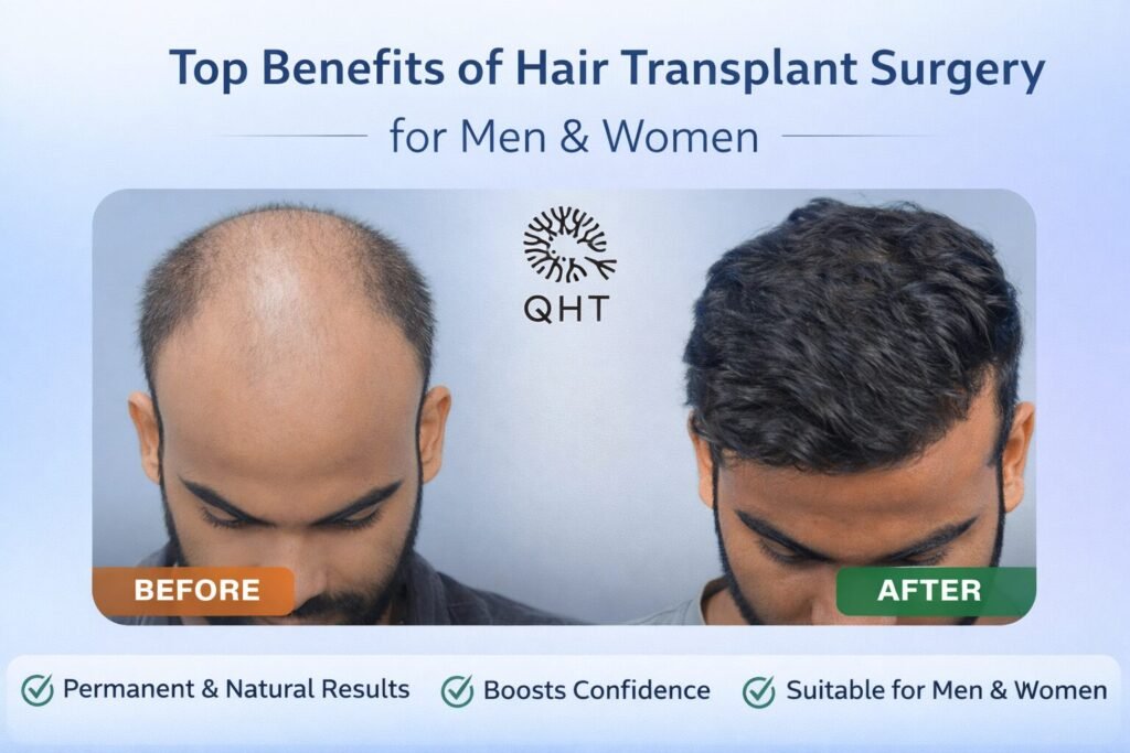 Top Benefits of Hair Transplant