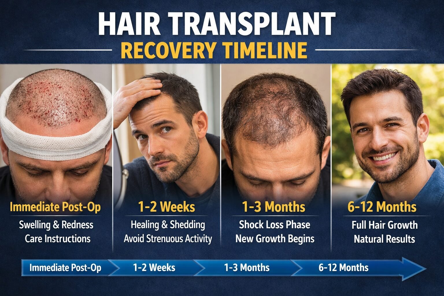 Hair Transplant Recovery Timeline