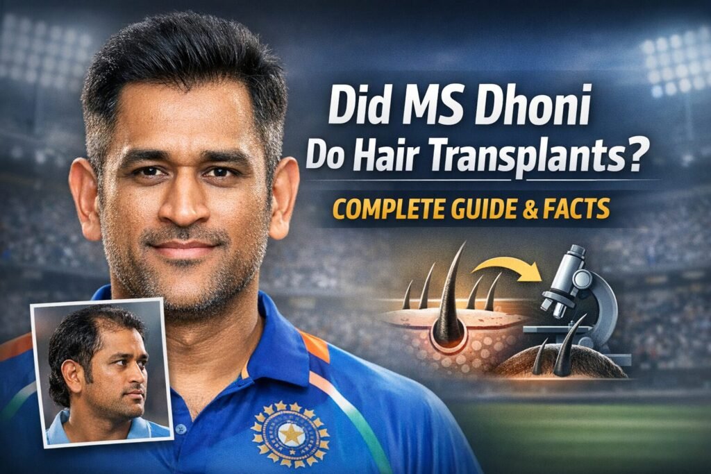 MS Dhoni Hair Transplant Guide