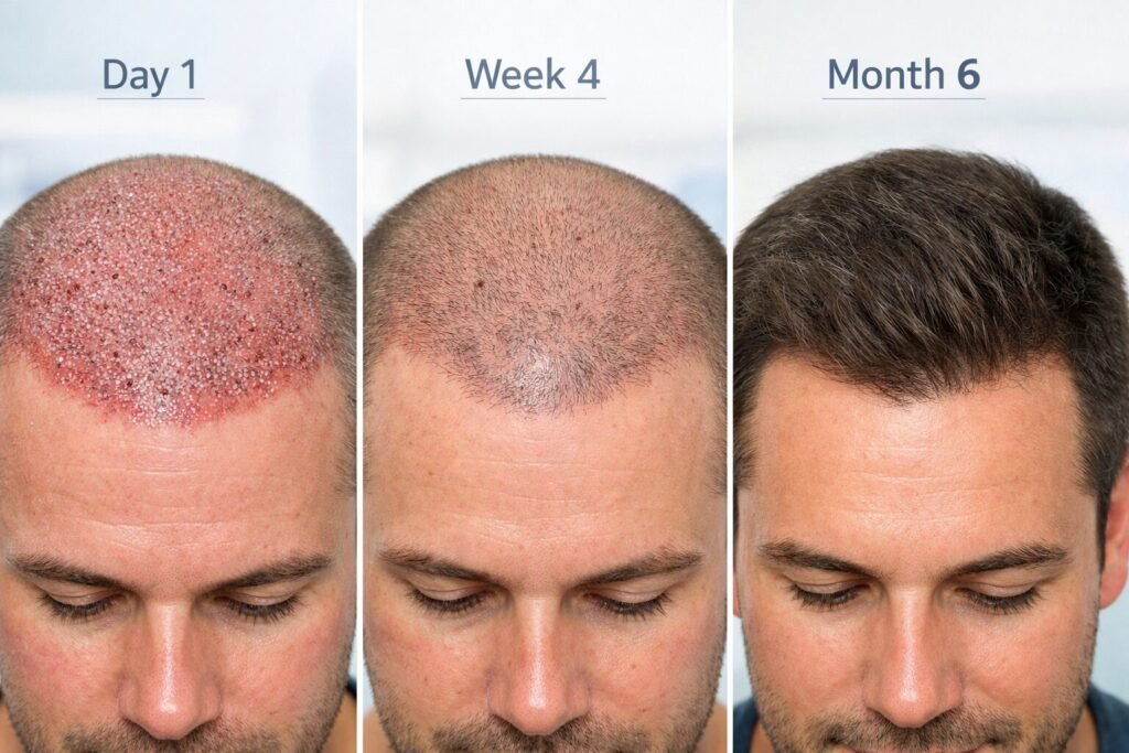hair transplant recovery