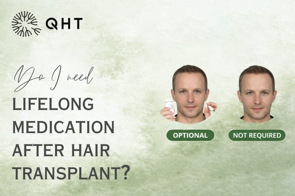 Medication after hair transplant