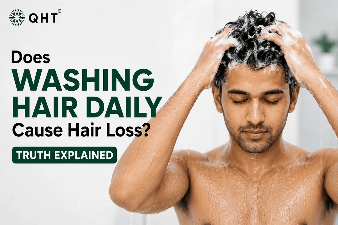 does washing hair daily cause hair loss