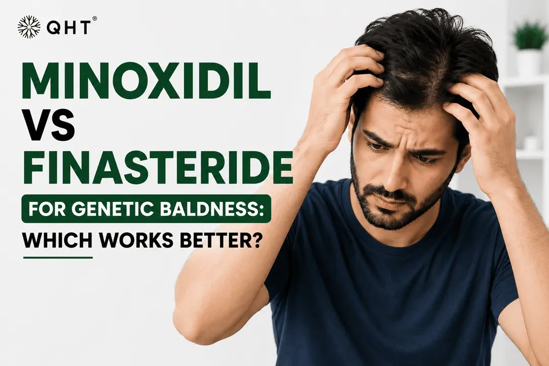 Minoxidil vs Finasteride for Genetic Baldness