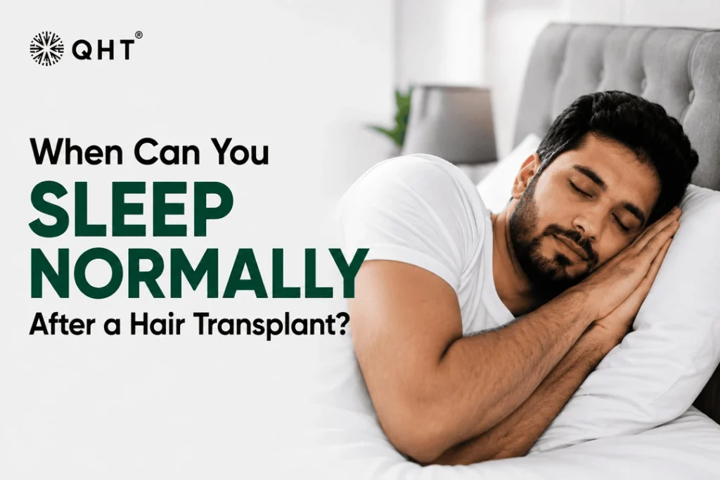 sleep after hair transplant