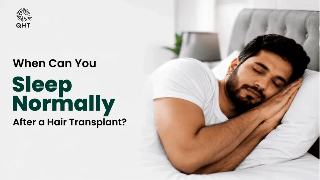sleep after hair transplant